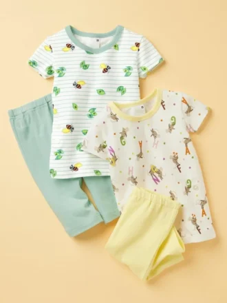 Baby Baby, la collection de livres d’images Pyjamas secs | Manches courtes Baby Baby, la collection de livres d’images Pyjamas secs | Manches courtes