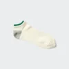 Chaussettes courtes côtelées à blocs de couleur pour homme