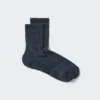 Chaussettes courtes côtelées pour homme