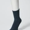 Chaussettes courtes côtelées pour homme