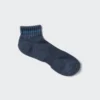 Chaussettes courtes à rayures pour homme