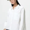 Chemise courte ajustée pour femme Chemise courte ajustée pour femme