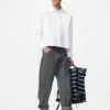 Chemise courte ajustée pour femme Chemise courte ajustée pour femme