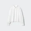 Chemise courte ajustée pour femme Chemise courte ajustée pour femme