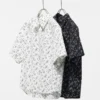 Chemise courte en coton pour femme | Imprimée Chemise courte en coton pour femme | Imprimée