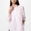 Chemise oversize en coton pour femme | Rayée