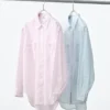 Chemise oversize en coton pour femme | Rayée