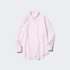 Chemise oversize en coton pour femme | Rayée