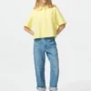 Chemise Oxford ample pour femme | Manches courtes