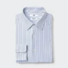 Chemise slim en jersey super infroissable pour homme | Rayée