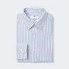 Chemise slim en jersey Super Non-Iron pour homme | Col classique | Rayures
