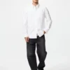 Chemise slim Oxford pour homme