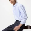 Chemise slim Oxford pour homme | Rayée