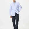 Chemise slim Oxford pour homme | Rayée
