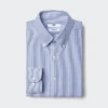 Chemise slim pour homme Super Non-Iron | Col boutonné | Rayée