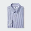 Chemise slim pour homme Super Non-Iron | Col boutonné | Rayée