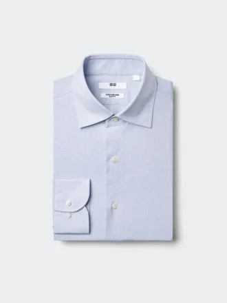 Chemise slim pour homme Super Non-Iron | Col italien | À carreaux