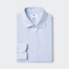Chemise slim pour homme Super Non-Iron | Col italien | À carreaux
