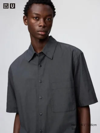 Chemise unisexe ample | Manches courtes