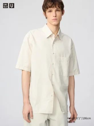 Chemise unisexe ample | Manches courtes