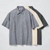 Chemise unisexe ample | Manches courtes