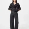 Chemise unisexe à col ouvert | Manches courtes | Imprimée