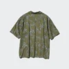 Chemise unisexe à col ouvert | Manches courtes | Imprimée