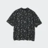 Chemise unisexe à col ouvert | Manches courtes | Imprimée