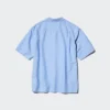 Chemise unisexe en coton et lin | Manches courtes