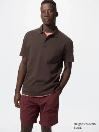 Chemise unisexe en coton piqué AIRism