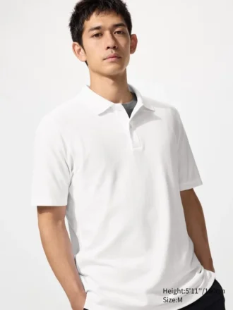 Chemise unisexe en coton piqué AIRism