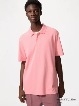 Chemise unisexe en coton piqué AIRism