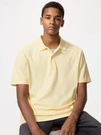Chemise unisexe en coton piqué AIRism