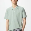 Chemise unisexe en coton piqué AIRism