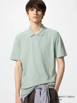 Chemise unisexe en coton piqué AIRism
