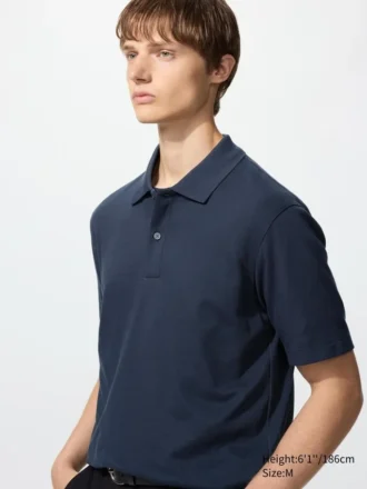 Chemise unisexe en coton piqué AIRism