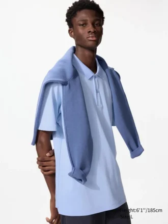 Chemise unisexe en coton piqué AIRism