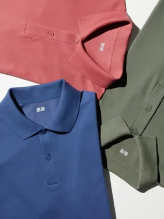Chemise unisexe en coton piqué AIRism