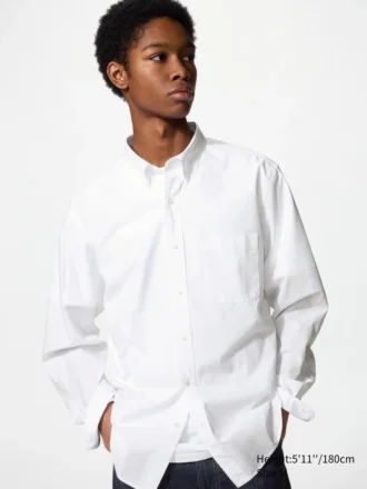 Chemise unisexe en drap | Boutons