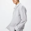Chemise unisexe en drap | Col classique | À carreaux