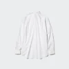 Chemise unisexe en drap | Col classique | Rayée