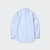 Chemise unisexe en drap | Col classique | Rayée