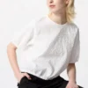 Chemisier ample en seersucker pour femme Chemisier ample en seersucker pour femme