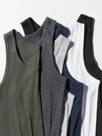 Débardeur côtelé Dry Color pour homme