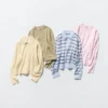 Pull en coton lisse pour femme | Rayé