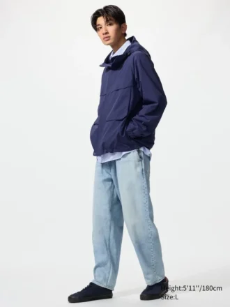 Jeans décontractés à la cheville pour homme
