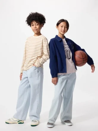 Jeans droit large pour enfants Jeans droit large pour enfants