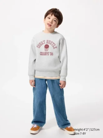 Jeans droit large pour enfants Jeans droit large pour enfants