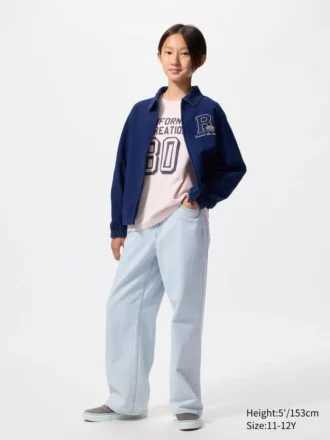 Jeans droit large pour enfants Jeans droit large pour enfants