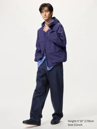 Jeans droit large pour homme
